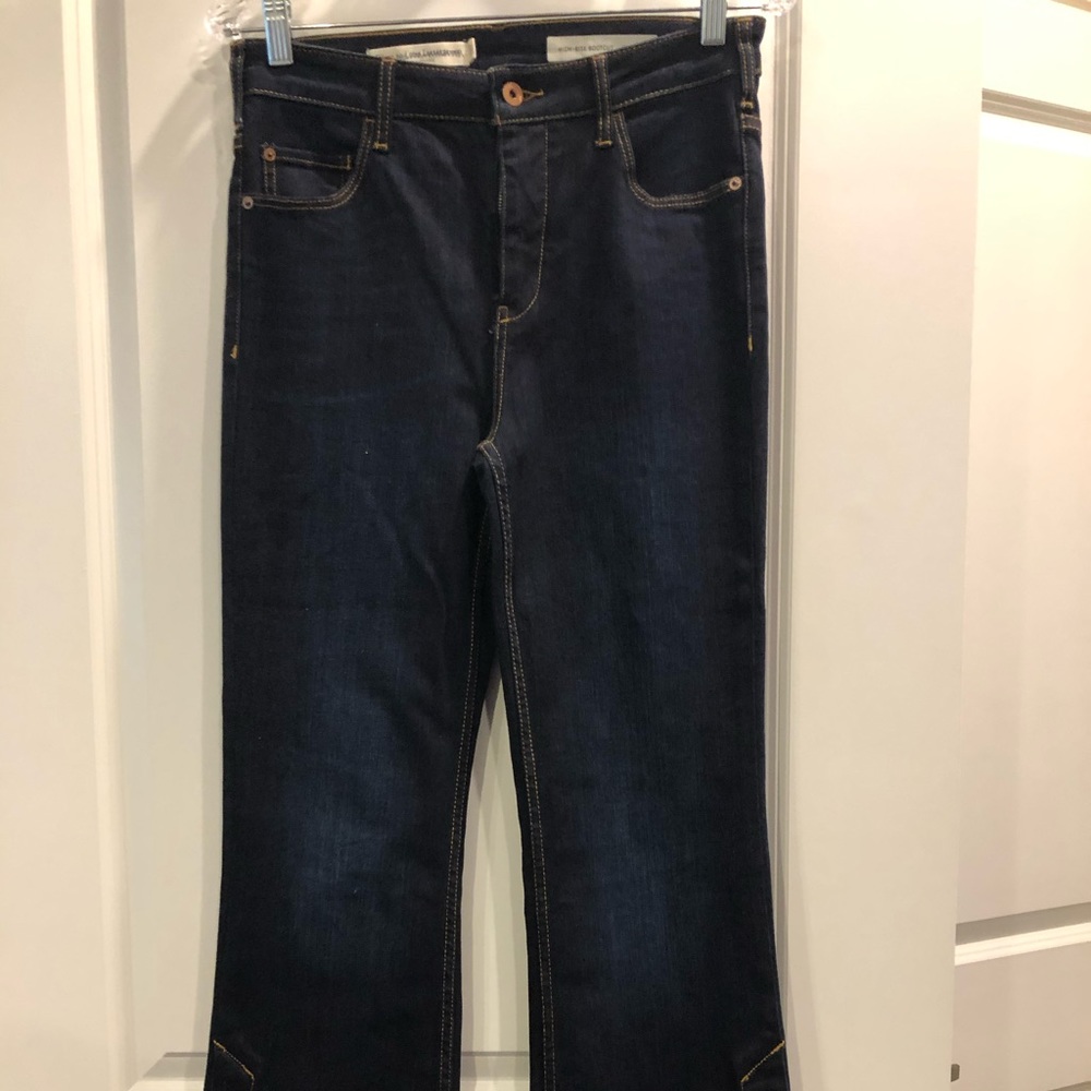 Anthropologie dark wash bootcut jeans